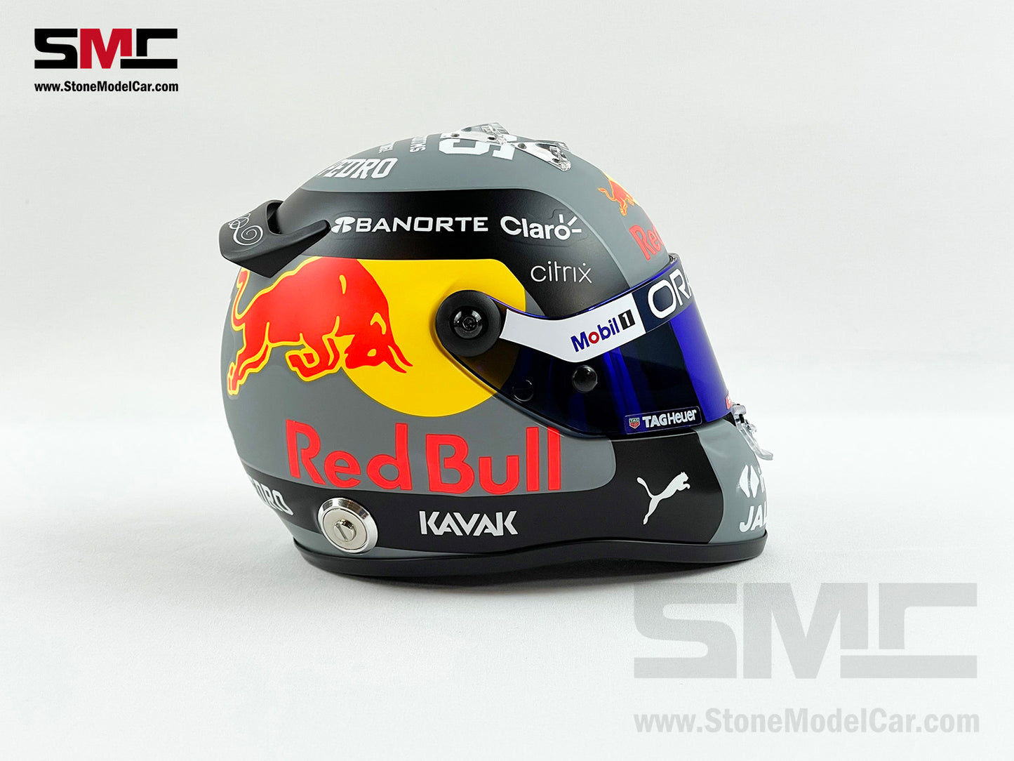 Red Bull F1 RB18 #11 Sergio Perez Monaco GP Winner 2022 Schuberth 1:2 Helmet