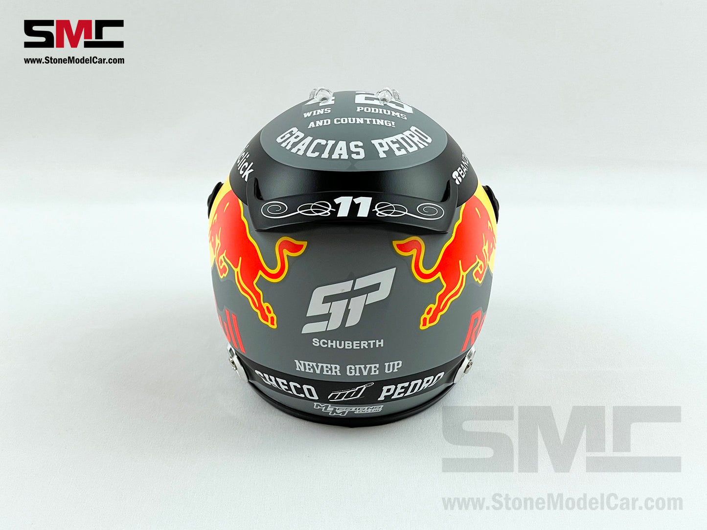 Red Bull F1 RB18 #11 Sergio Perez Monaco GP Winner 2022 Schuberth 1:2 Helmet