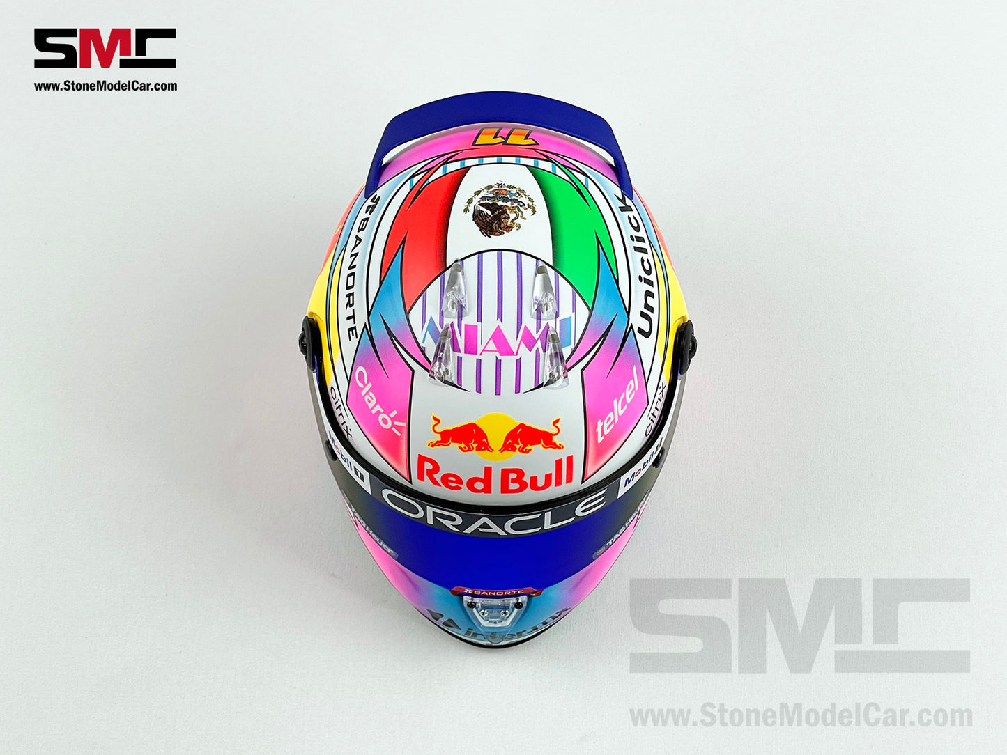 Red Bull F1 RB18 #11 Sergio Perez US Miami GP 2022 Schuberth 1:2 Helmet