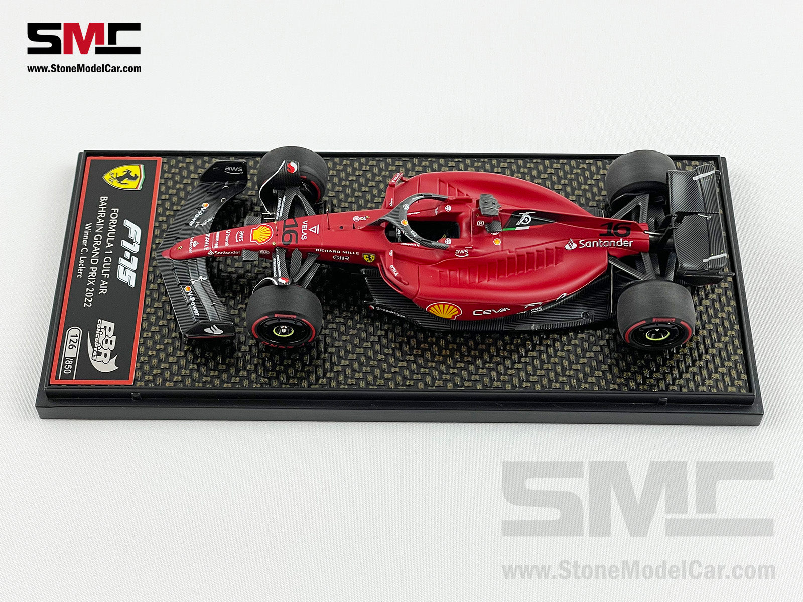 BBR 1/43 Ferrari F1-75 バーレーンGP C.Leclerc-