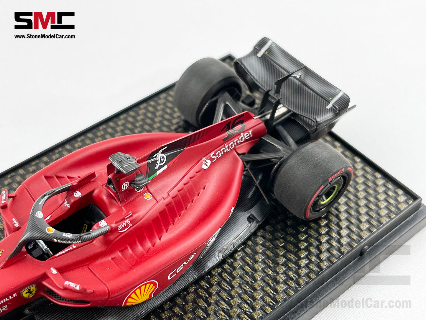 2022 F1 Ferrari F1-75 #16 Charles Leclerc Bahrain GP Winner 1st Win BBR 1:43