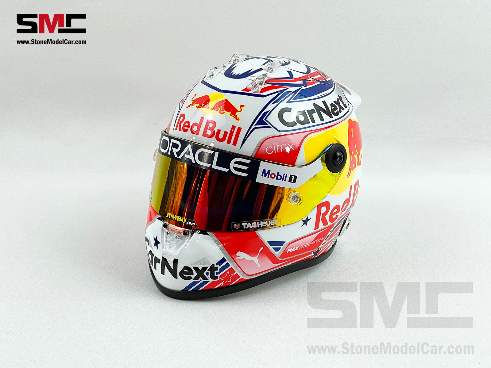 Max Verstappen - Red Bull Racing - 2023 Las Vegas GP Special Helmet - 1:4  Scale Schuberth Helmets Model