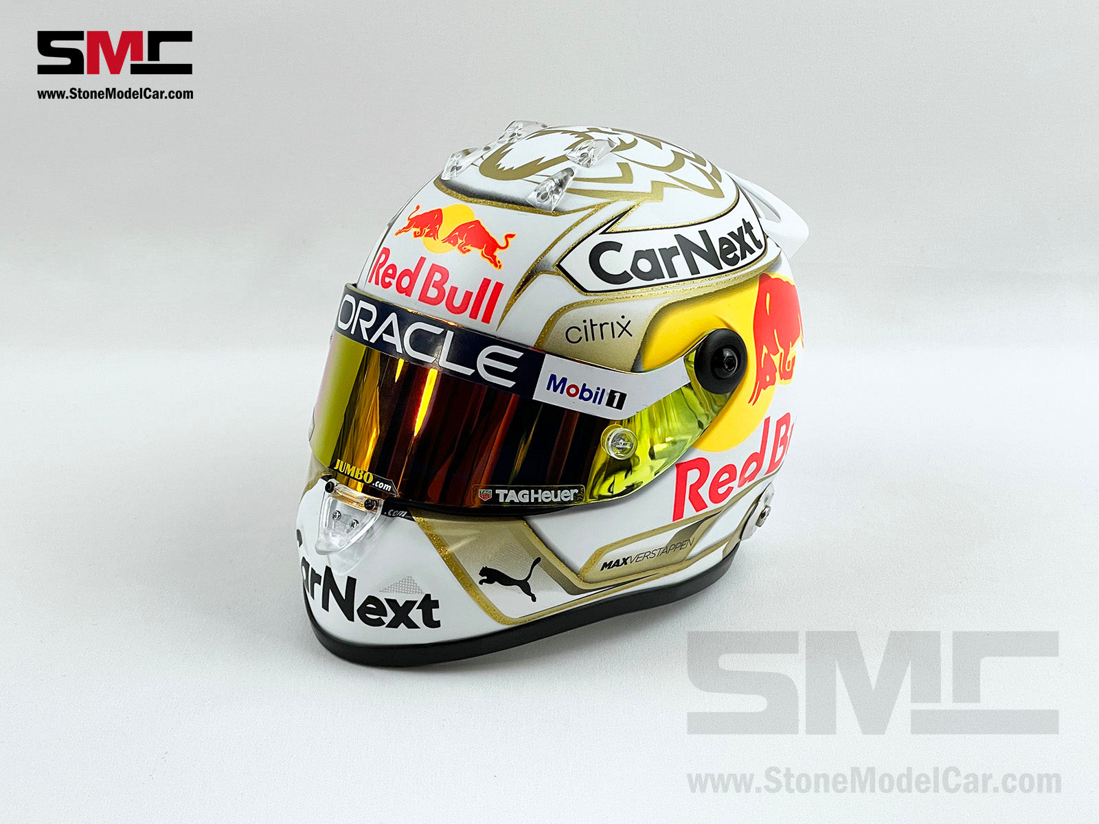 Max Verstappen Season 2022 F1 NO. 1 Red bull 1:2 Helmet NEW WORLD