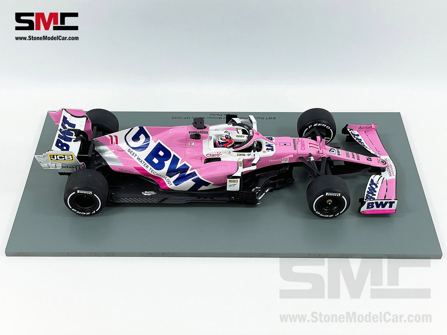 BWT Racing Point RP20 # 11 Sergio Perez Sakhir GP 2020 1st Win of F1 1:18 Spark