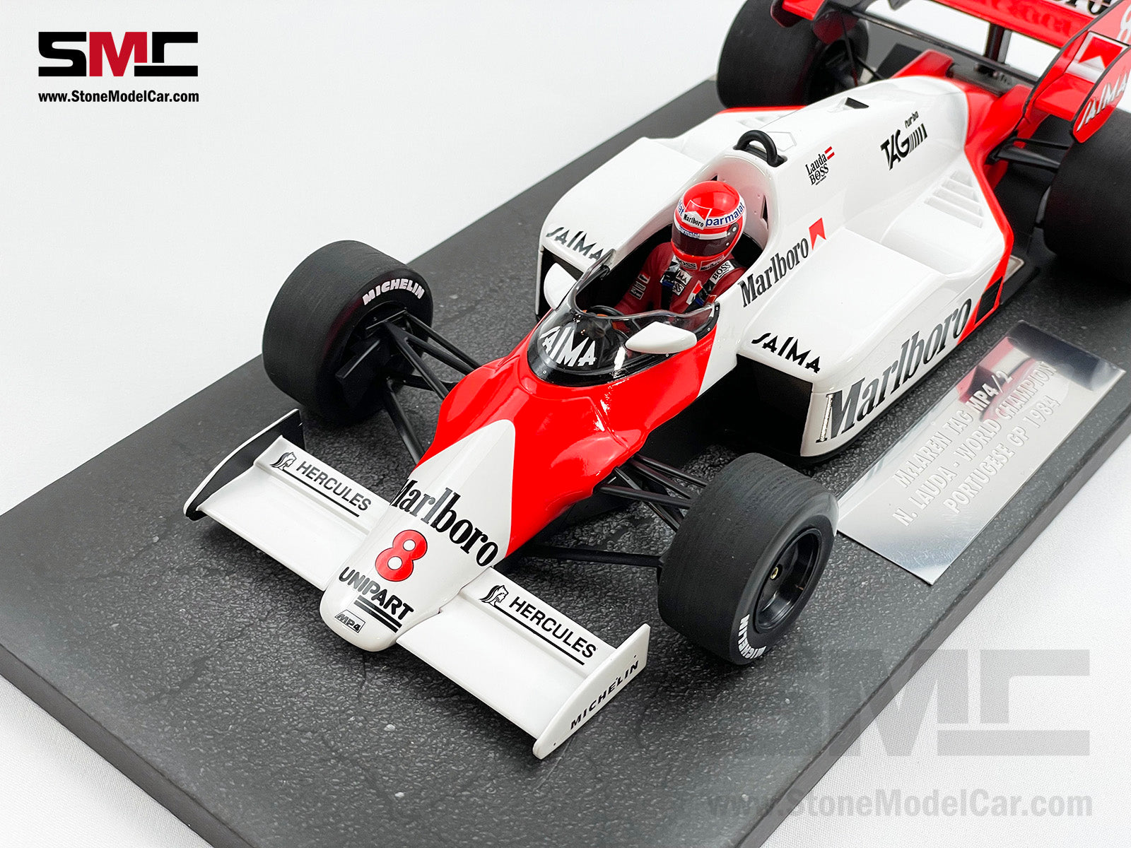 Mclaren F1 MP4/2 #8 Niki Lauda Portugal GP 1984 World Champion 1