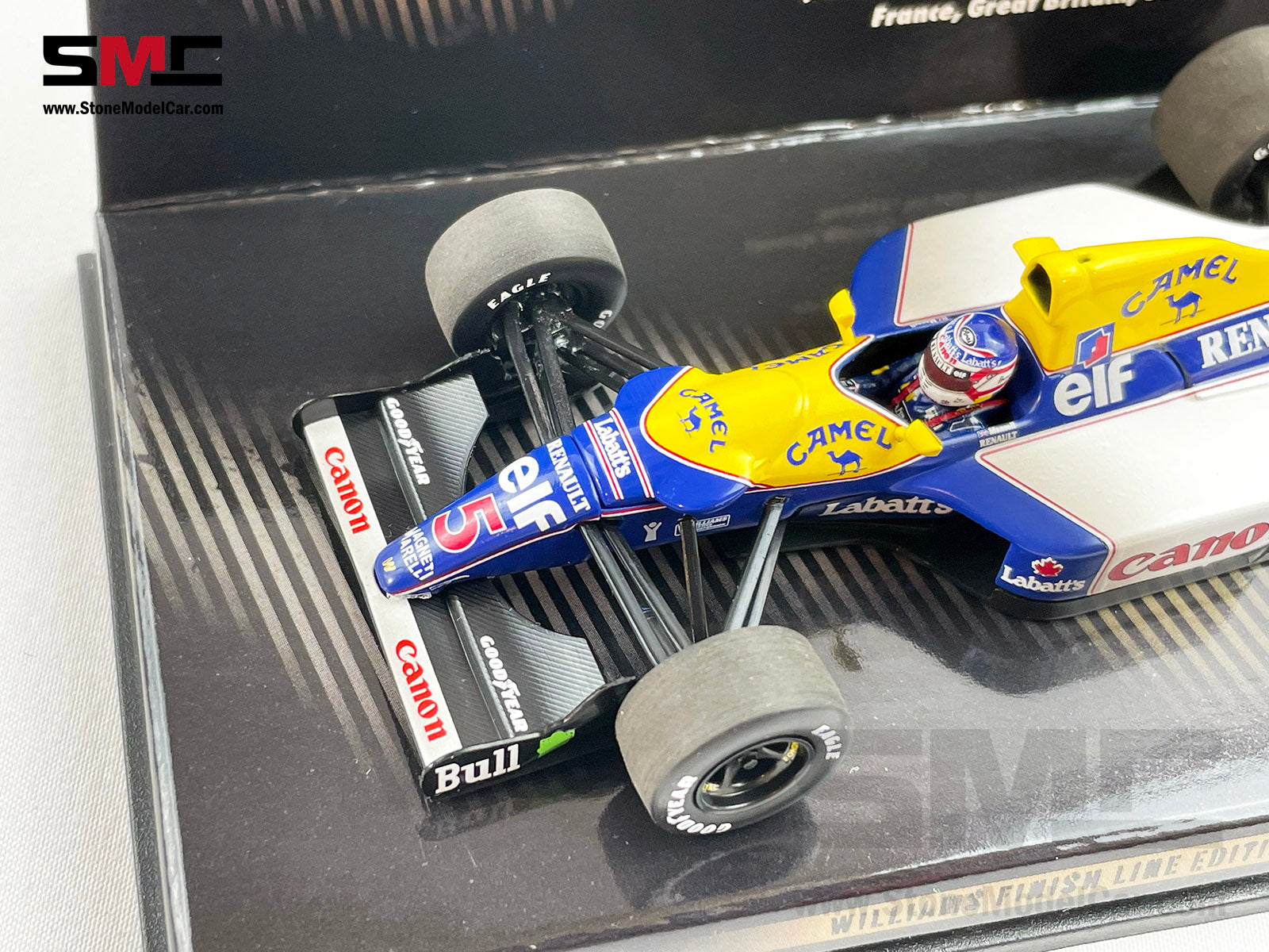 1/43 タバコデカール加工 マンセル MINICHAMPS Williams FW14 Renault 