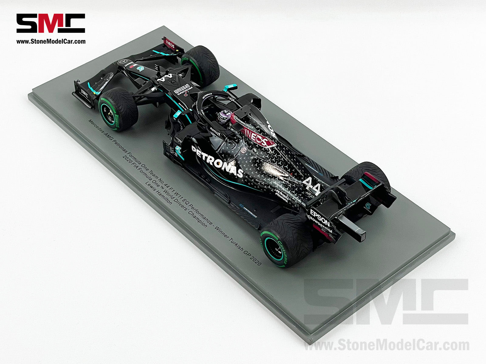 2020 7x World Champion Mercedes F1 W11 #44 Lewis Hamilton Turkey GP 1:18  Spark