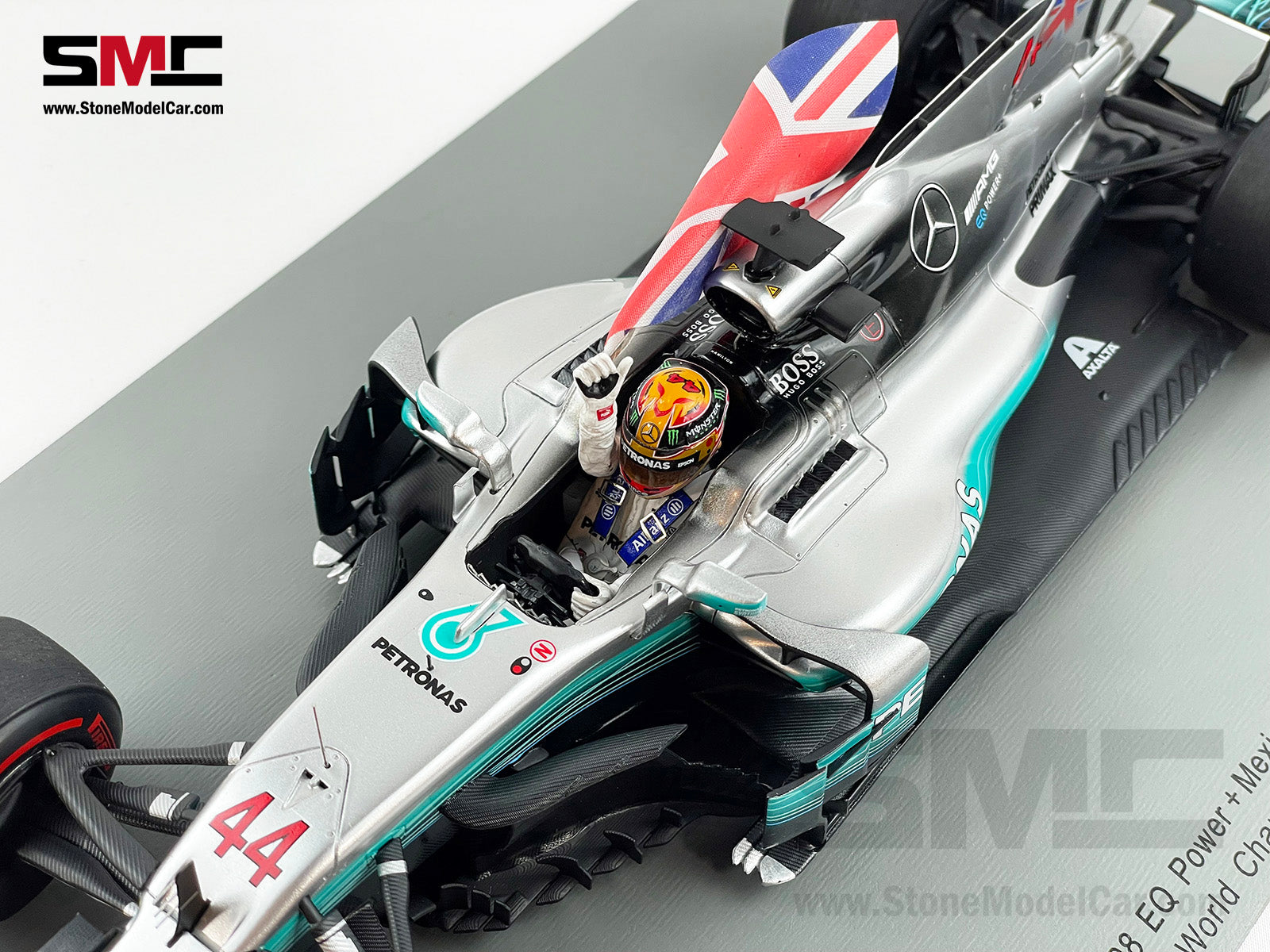 2017 4x World Champion Mercedes F1 W08 #44 Lewis Hamilton Mexico GP 1:18  Spark