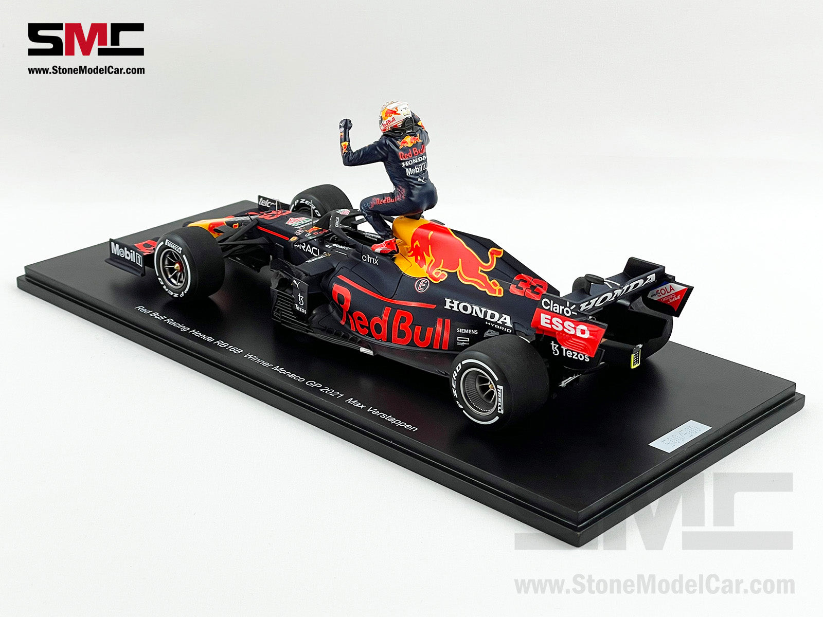 2021 F1 World Champion #33 Max Verstappen Red Bull RB16B Monaco GP 