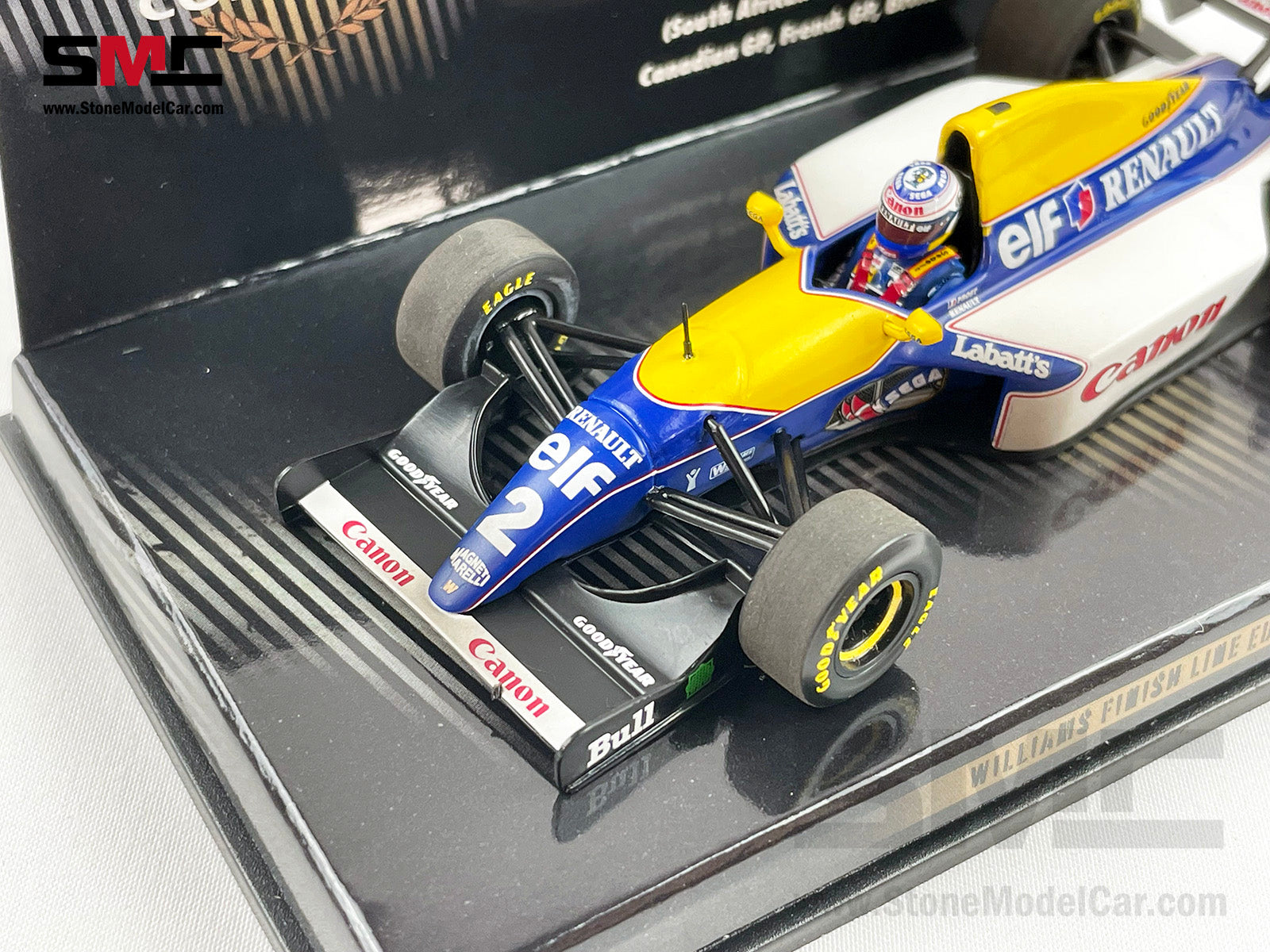 Williams F1 FW15C #2 Alain Prost 1993 World Champion 1:43 MINICHAMPS +  CAMEL Decal