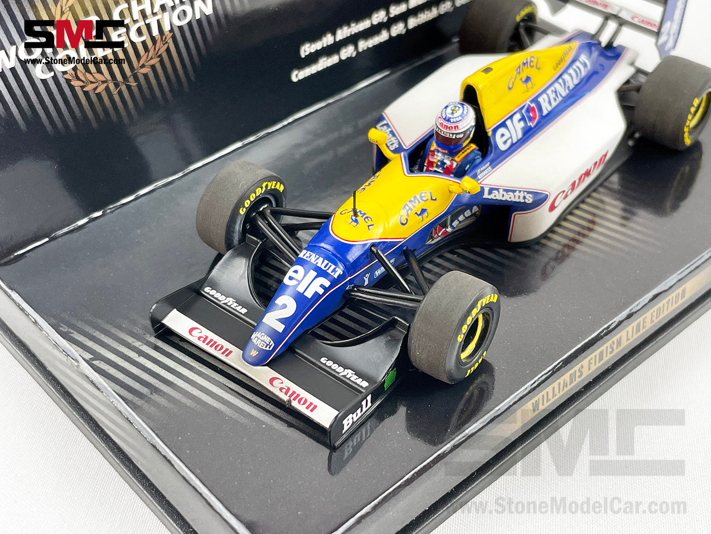 Williams F1 FW15C #2 Alain Prost 1993 World Champion 1:43 MINICHAMPS with CAMEL Decal