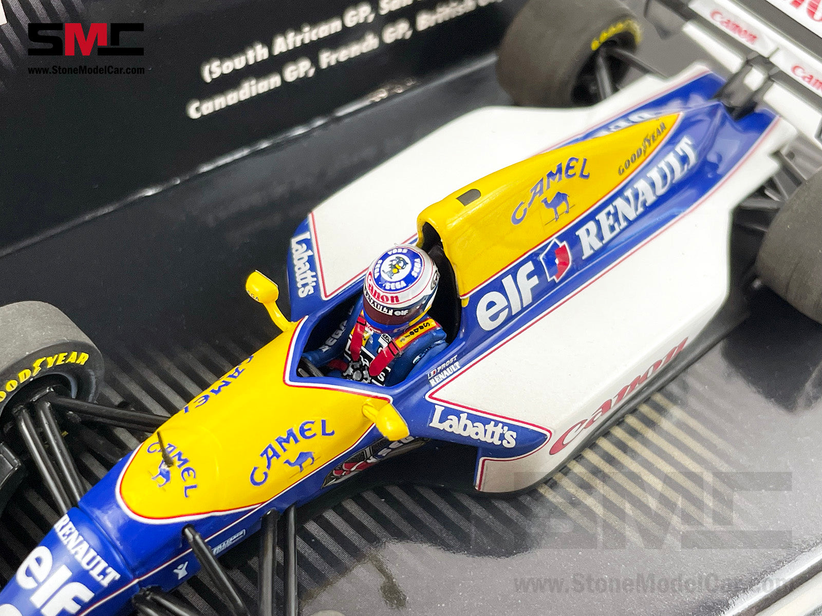 Williams F1 FW15C #2 Alain Prost 1993 World Champion 1:43 MINICHAMPS with  CAMEL Decal