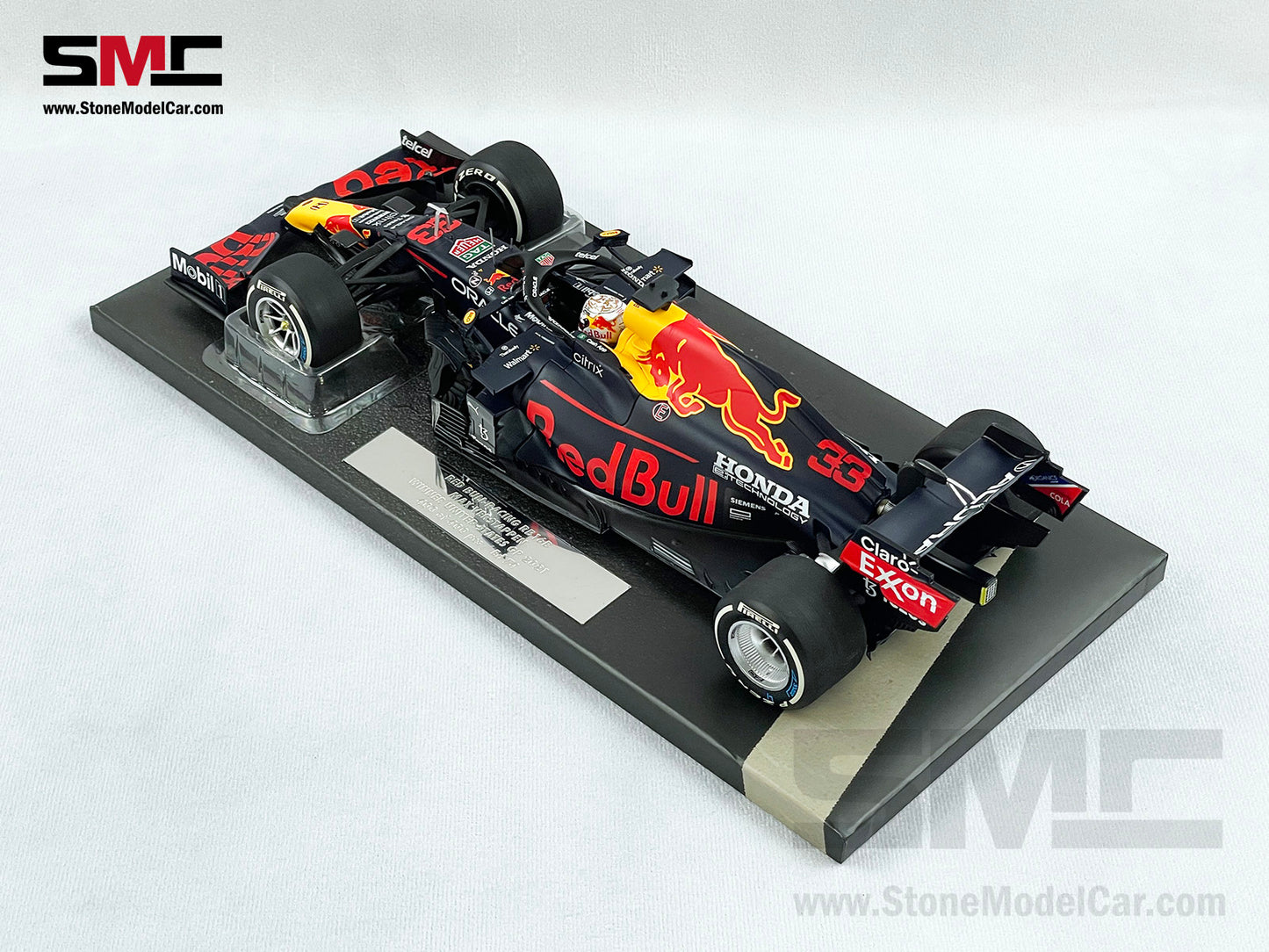 2021 F1 World Champion #33 Max Verstappen Red Bull RB16B US GP Acura 1:18 MINICHAMPS