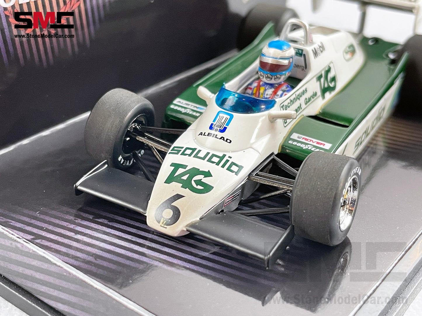 Williams F1 FW08 #6 Keke Rosberg Swiss GP 1982 World Champion 1:43 MINICHAMPS