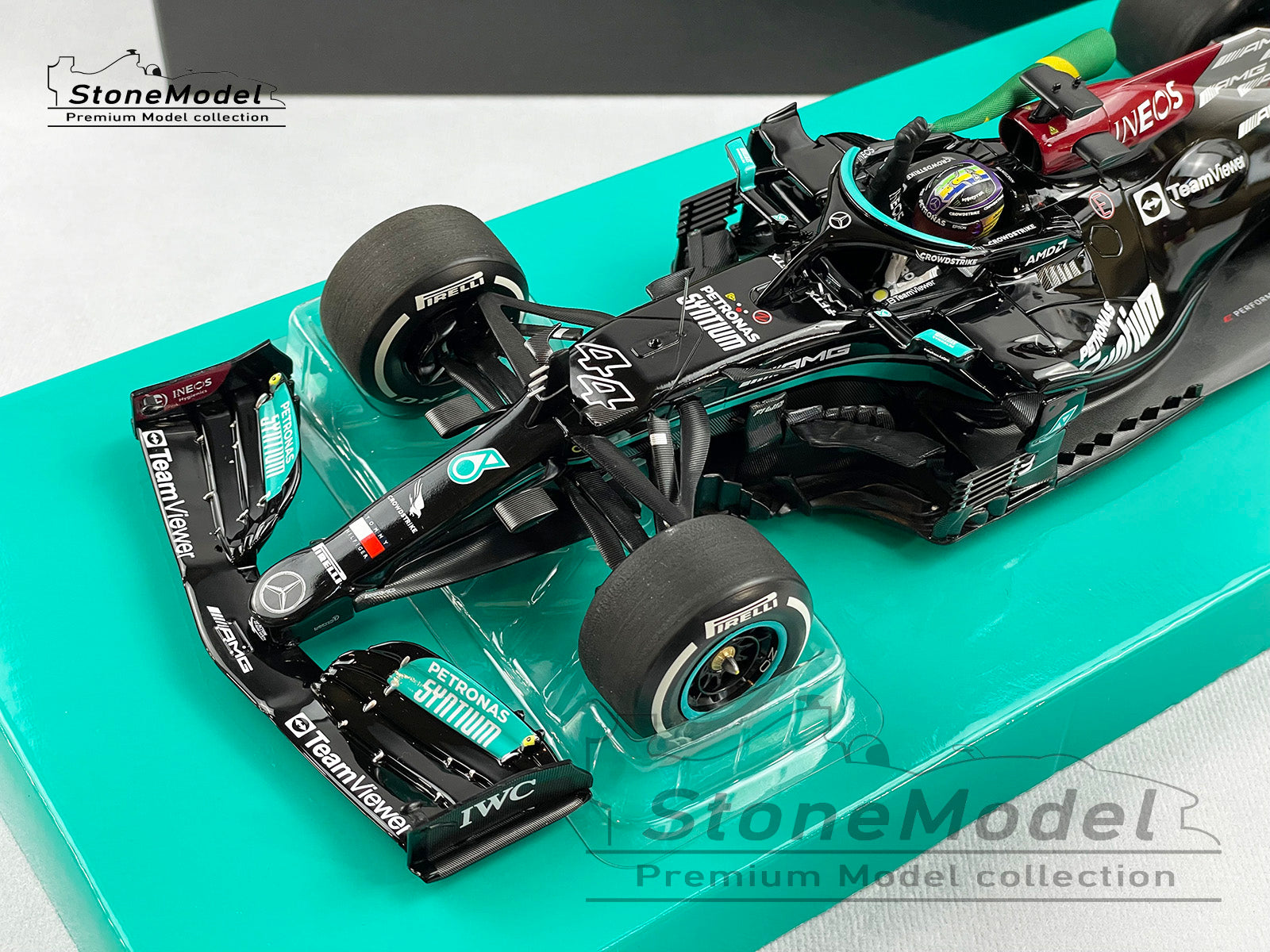 Mercedes AMG F1 W12 #44 Lewis Hamilton Brazil GP 2021 1:18