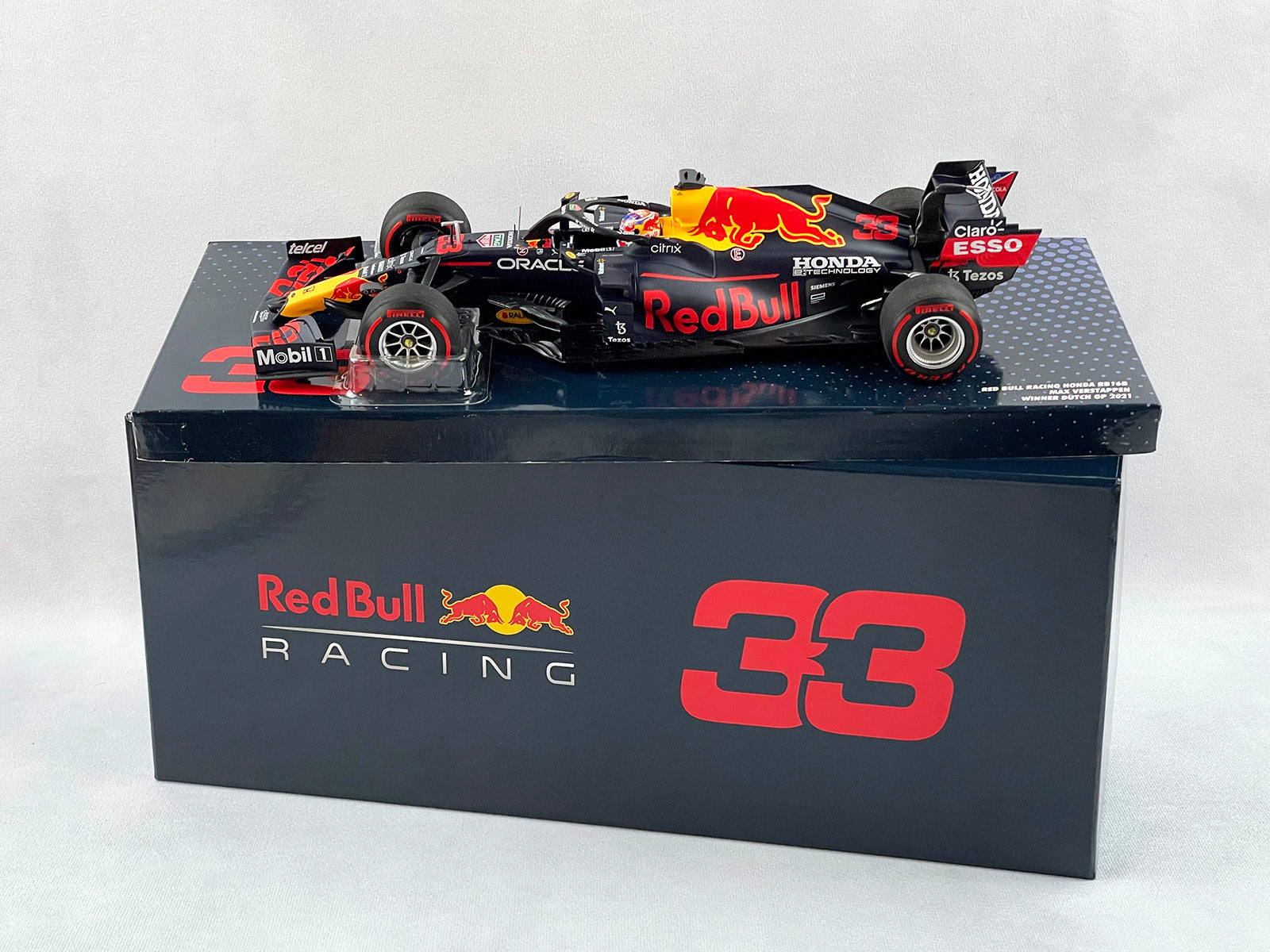 2021 F1 World Champion #33 Max Verstappen Red Bull RB16B Netherlands D –  Stone Model