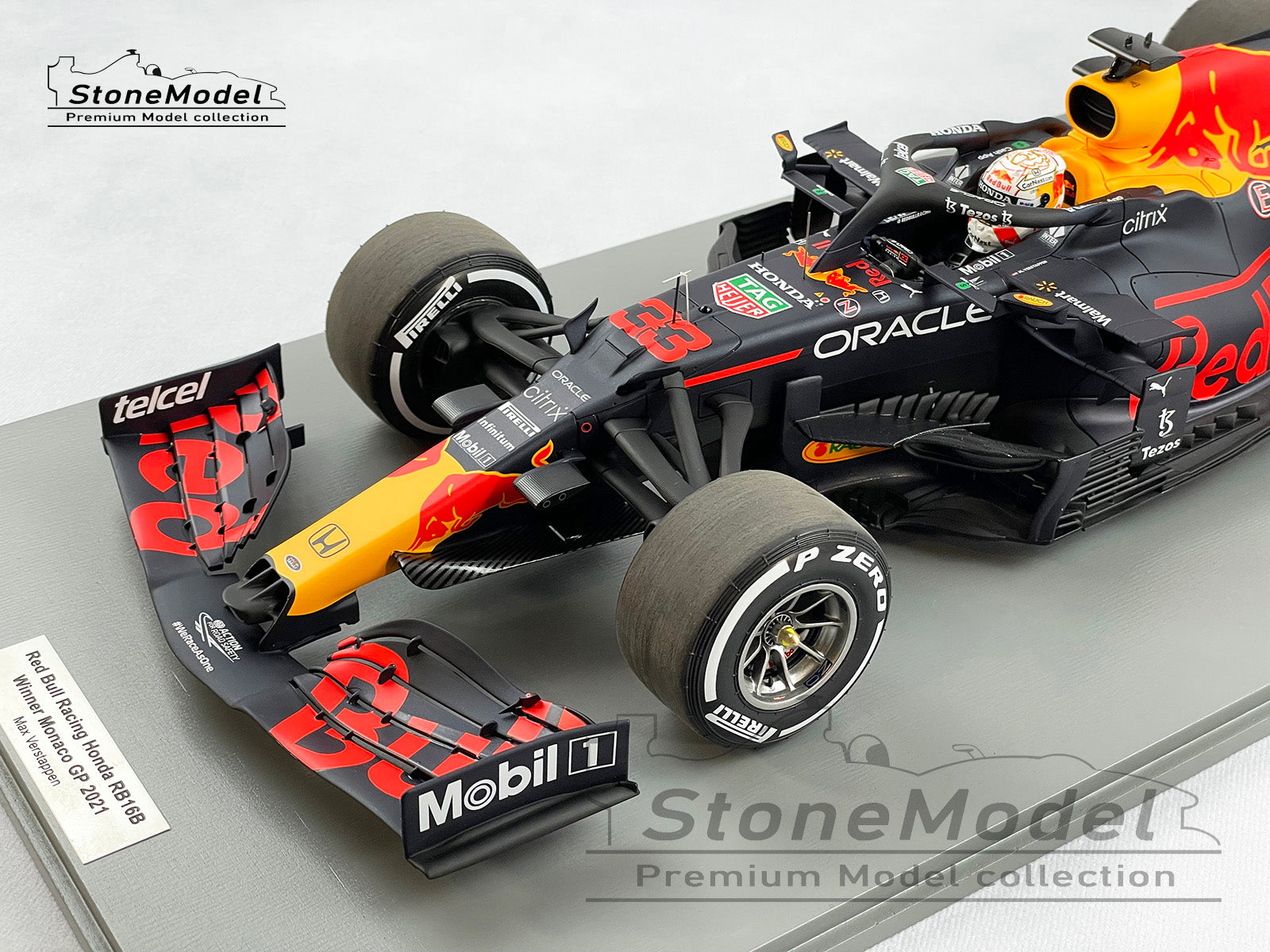 Spark 1:12 F1 Red Bull RB16B #33 Max Verstappen Monaco GP 2021 World  Champion