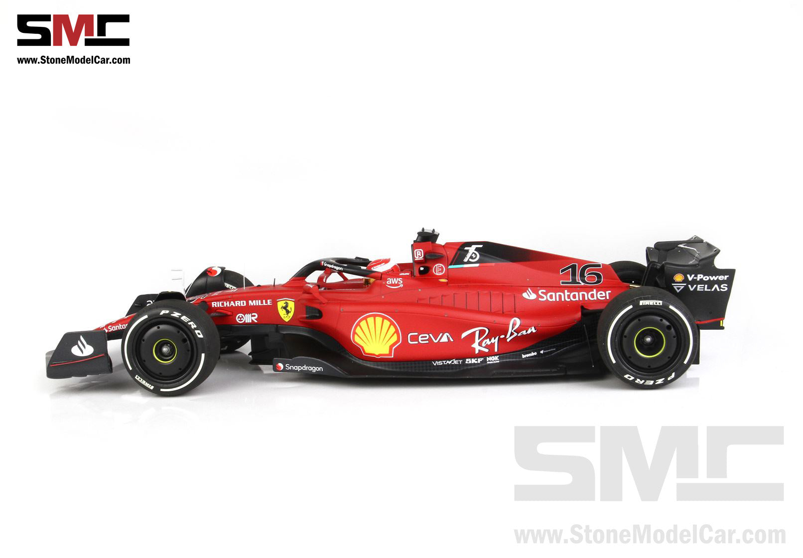 2022 F1 Ferrari F1-75 #16 Charles Leclerc Australian GP Winner BBR 1:1