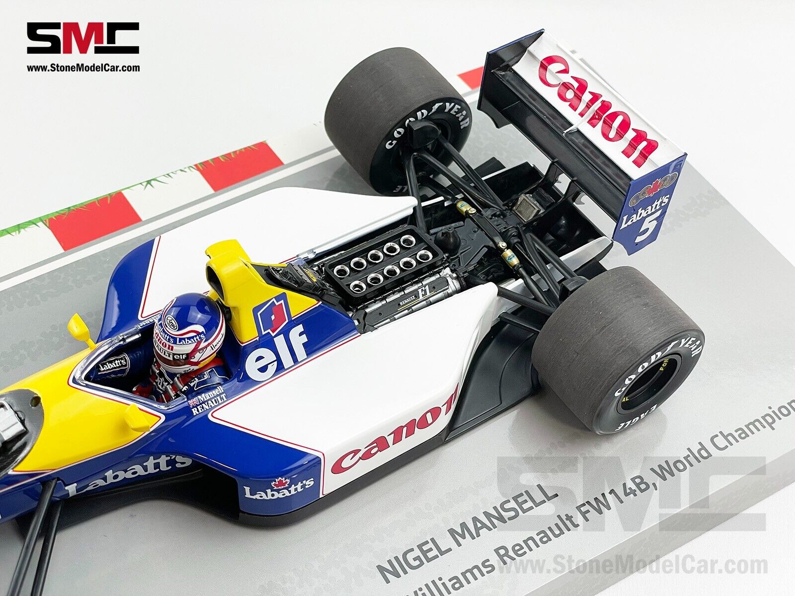 Williams Renault F1 FW14B #5 Nigel Mansell 1992 World Champion 1:18  MINICHAMPS